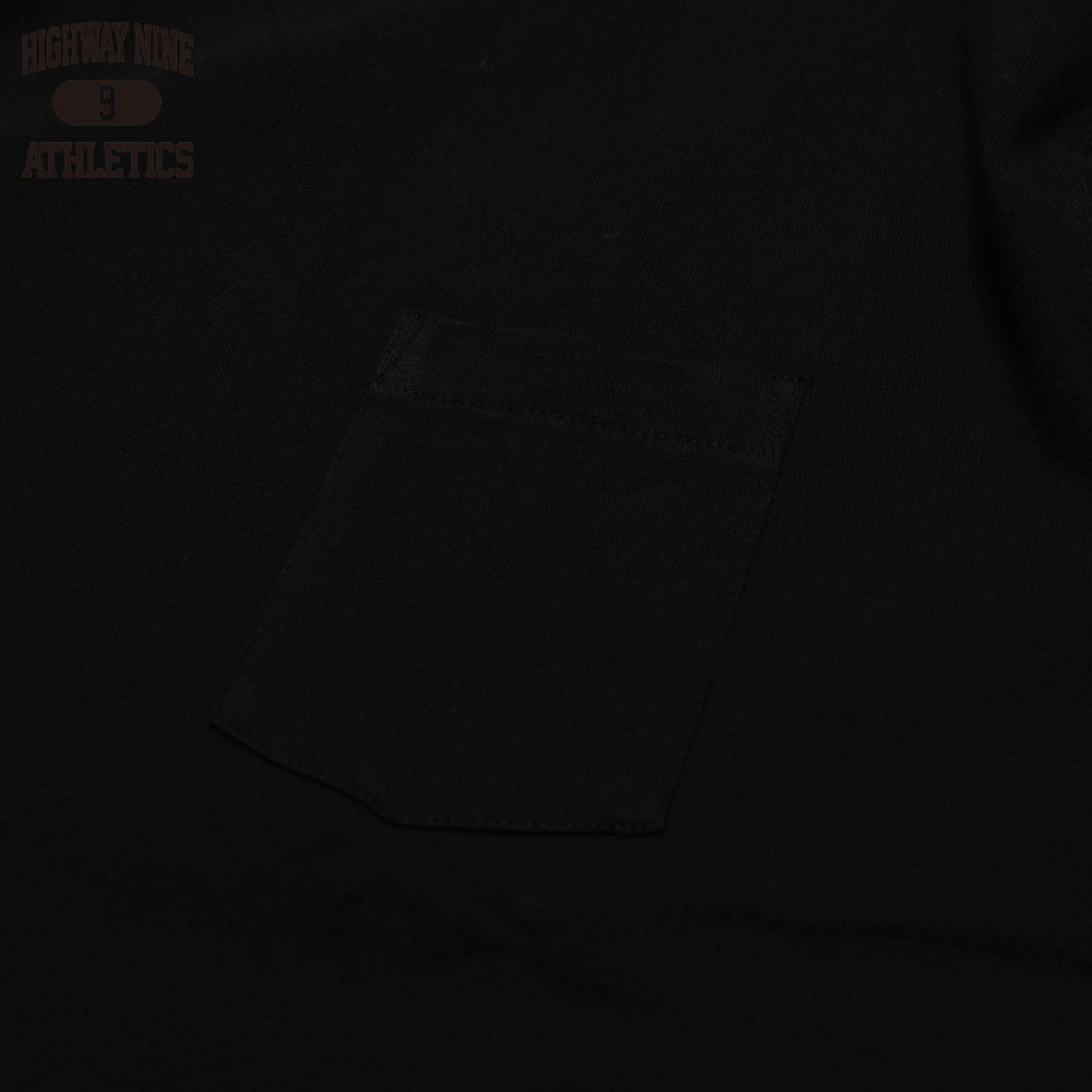 C-NECK 10/-TENJIKU ROUGH FIT S/S POCKET Tee / BLACK / HIGHWAY NINE �ϥ��������ʥ���