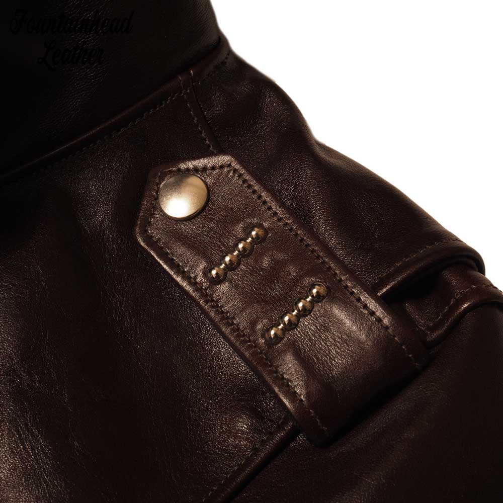 DELTA / BROWN / FOUNTAINHEAD LEATHER եƥإåɥ쥶