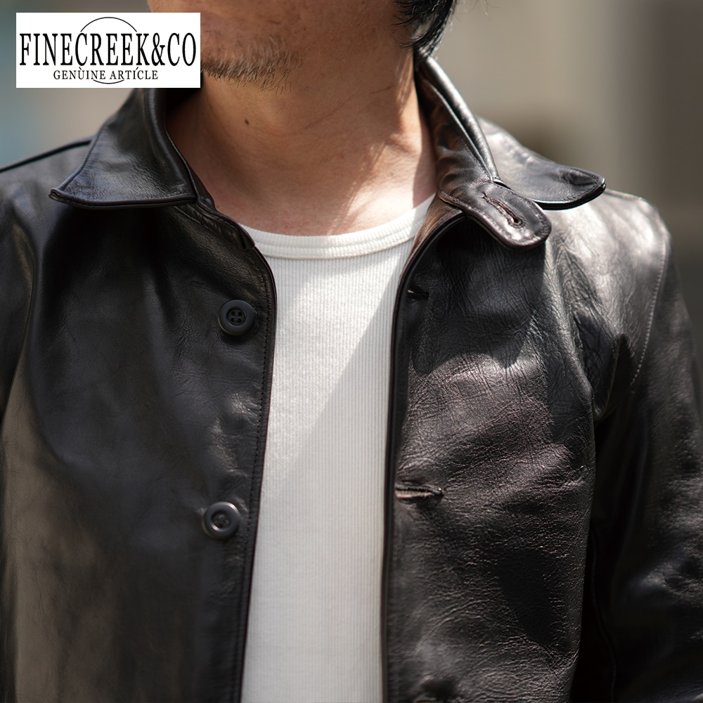 ͽ����2025SS ACCO008 DRIFTER (36-42) / BLACK / FINECREEK LEATHERS&CO