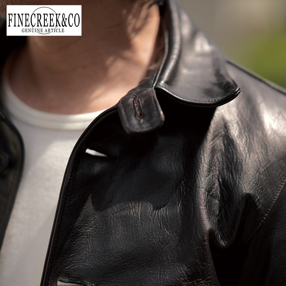 ͽ����2025SS ACCO008 DRIFTER (36-42) / BLACK / FINECREEK LEATHERS&CO