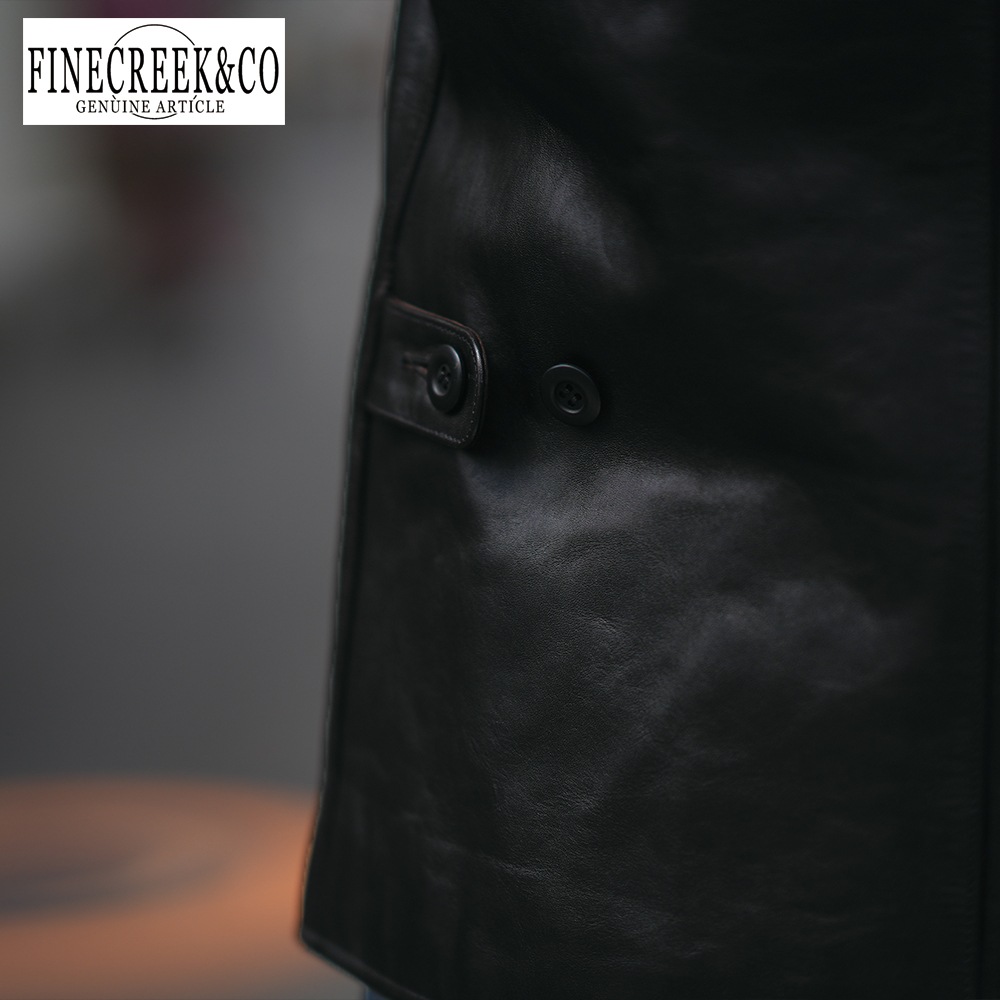 ͽ����2025SS ACCO008 DRIFTER (36-42) / BLACK / FINECREEK LEATHERS&CO