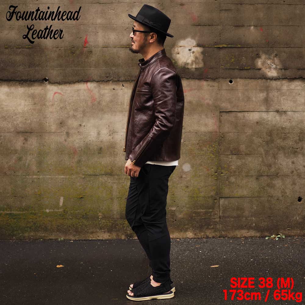 2026AWͽ���� / GAMMA (34-42) / BROWN / FOUNTAINHEAD LEATHER �ե�����ƥ�إåɥ쥶��