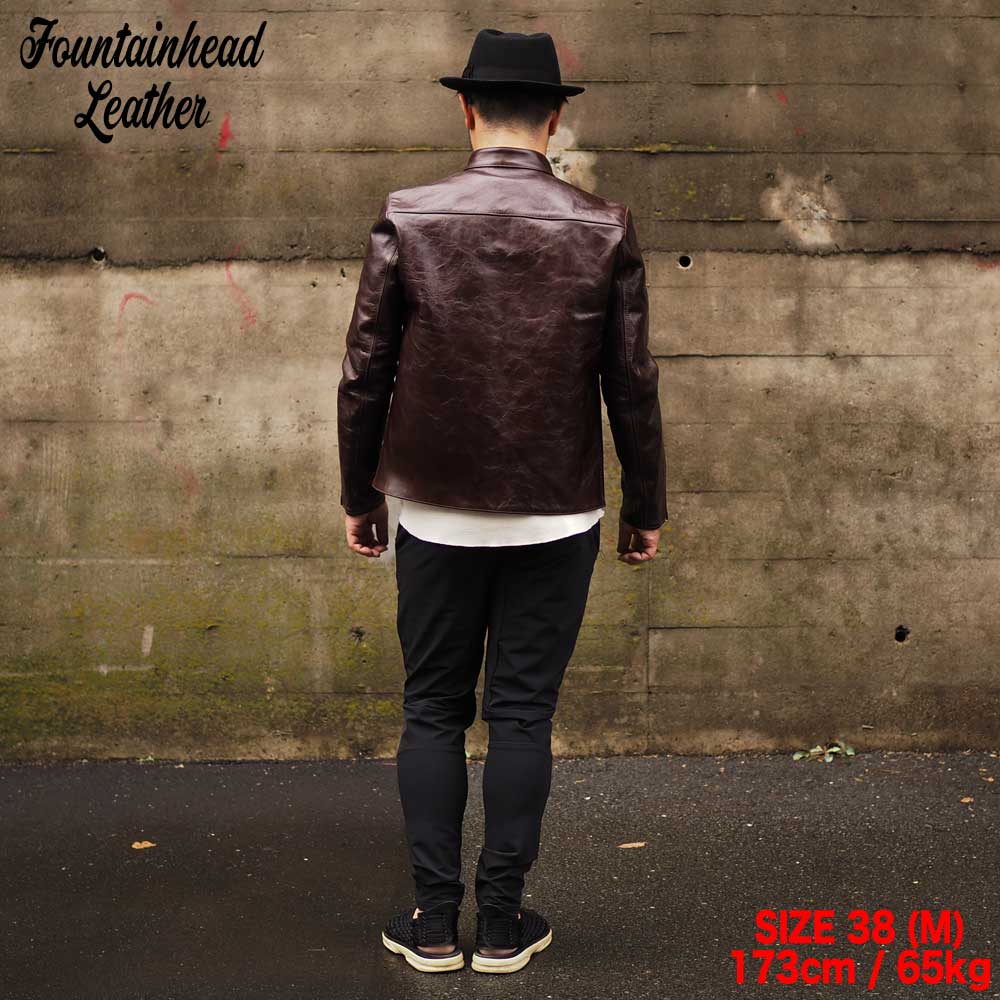 2026AWͽ���� / GAMMA (34-42) / BROWN / FOUNTAINHEAD LEATHER �ե�����ƥ�إåɥ쥶��