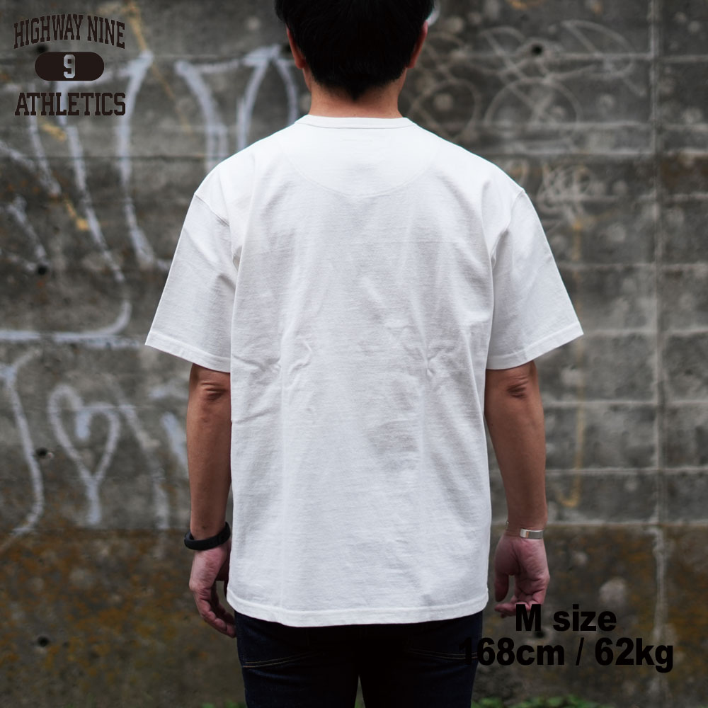 C-NECK 10/-TENJIKU ROUGH FIT S/S POCKET Tee / WHITE / HIGHWAY NINE �ϥ��������ʥ���