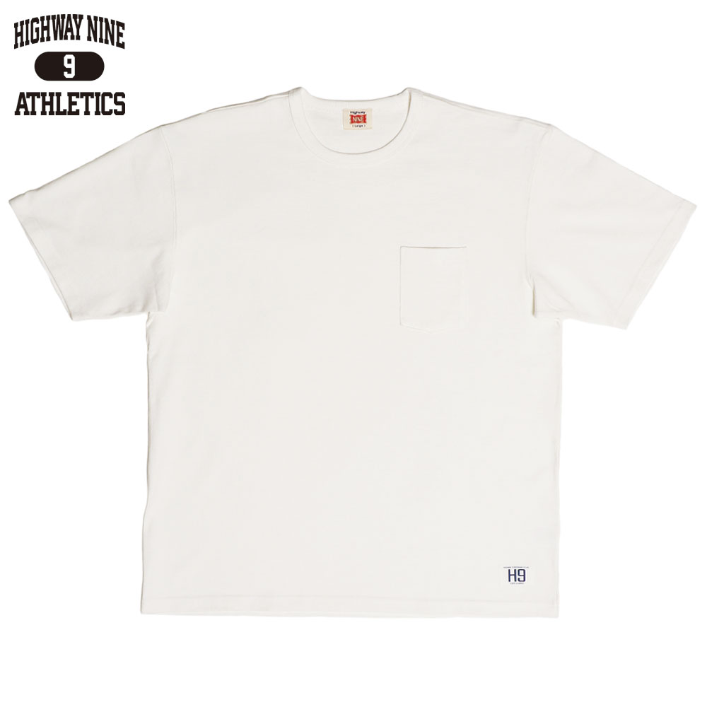 C-NECK 10/-TENJIKU ROUGH FIT S/S POCKET Tee / WHITE / HIGHWAY NINE �ϥ��������ʥ���