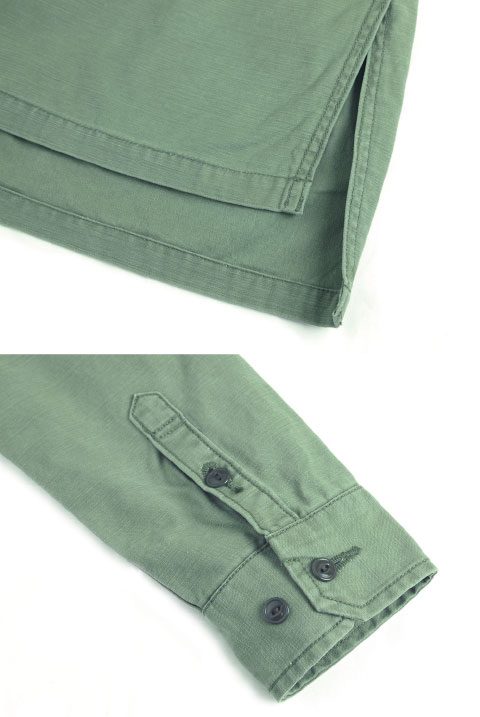 OVEROUT �����С������ȡ�MILITARY SHIRTS���ߥ꥿�꡼����� (OLIVE)