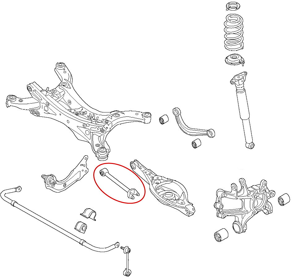 KE CX-5 トーコントロールアーム 調整式 リア SKID RACING スキッド