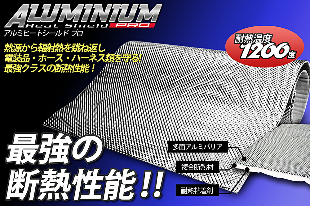 ANTI THERMIC 最強 ヒートシールド 50cm*60cm 厚さ3mm 糊付き 耐熱1200