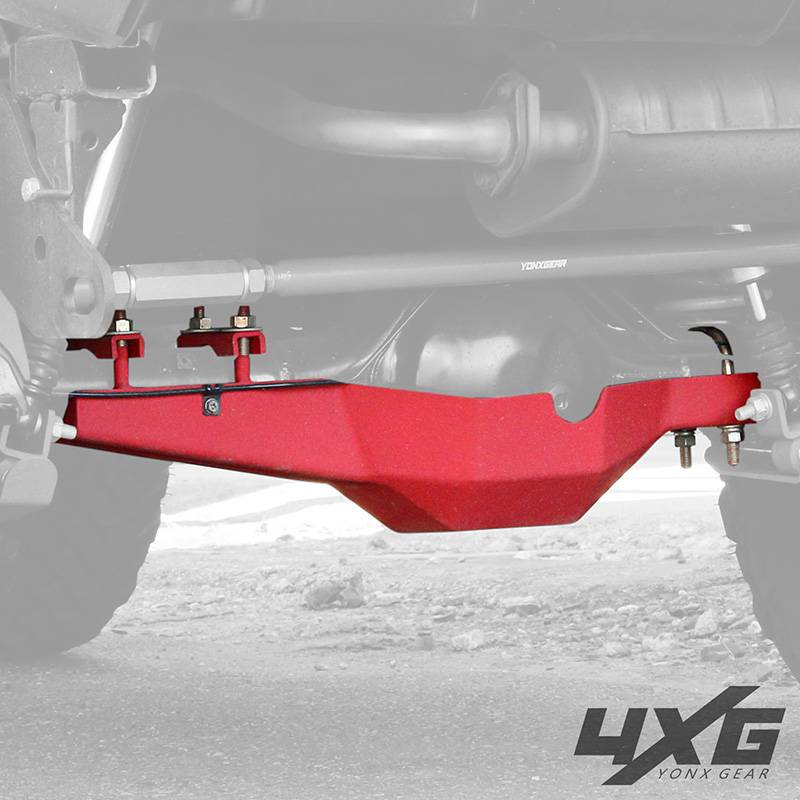 ジムニー JB23 リア デフガード アクスル 4XG ヨンクスギア レッド 粉