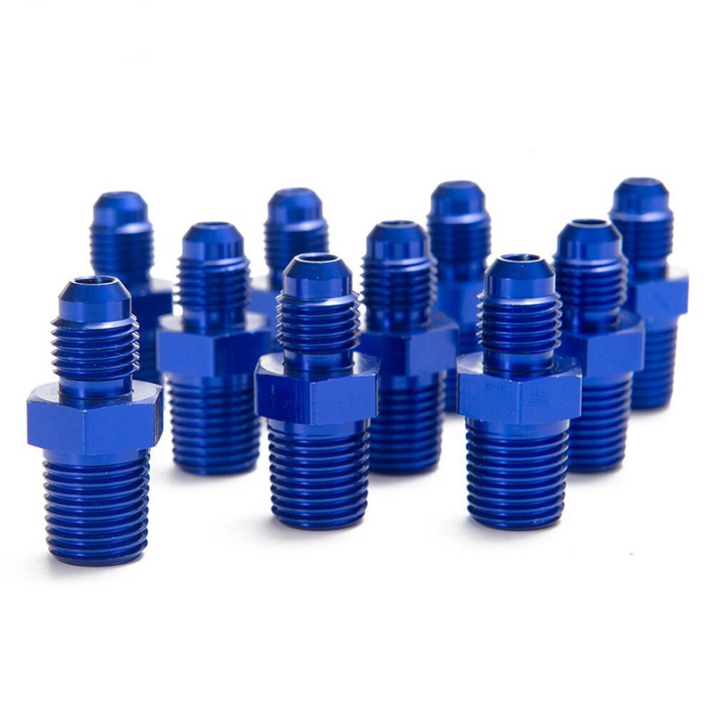 ホースサイズ 変換 アダプター AN4-1/4''NPT ブラック