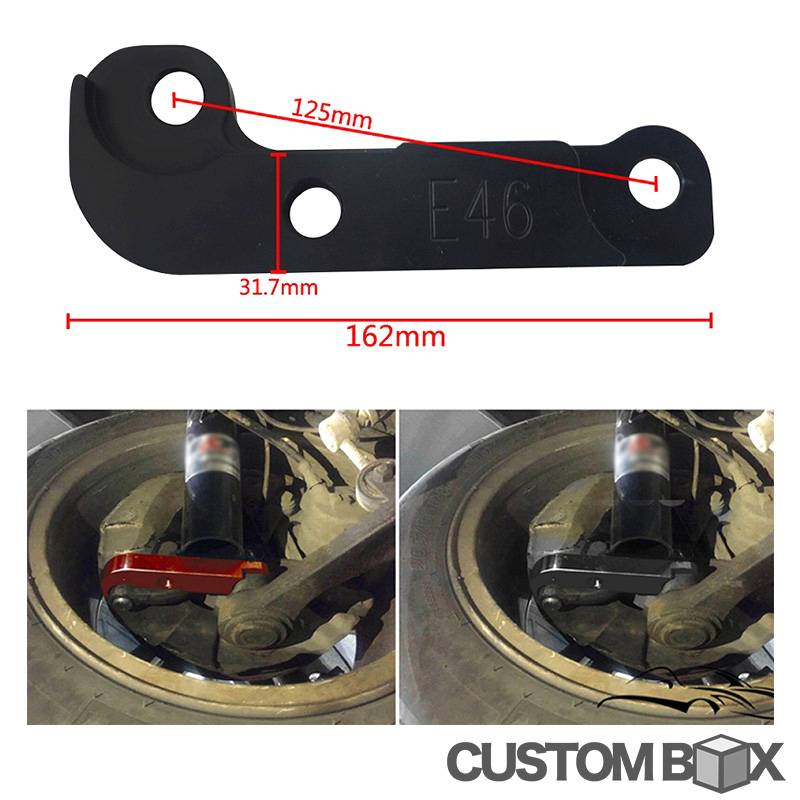 BMW E46 専用 切れ角アップ ナックルアダプター 純正比 25％アップ