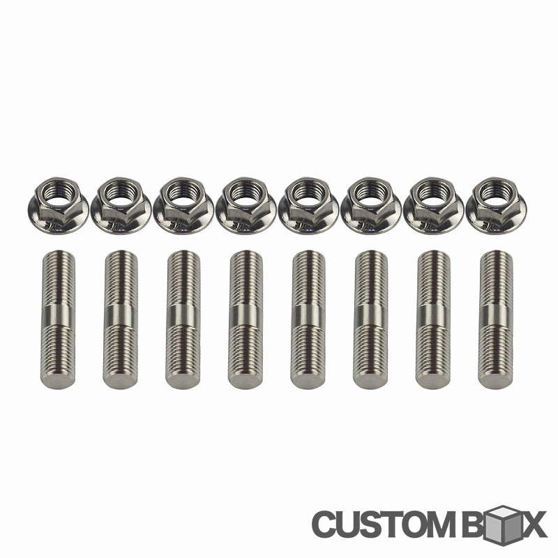 汎用 スタッドボルト M10 1.25 交換用 8本セット エキマニ マフラー