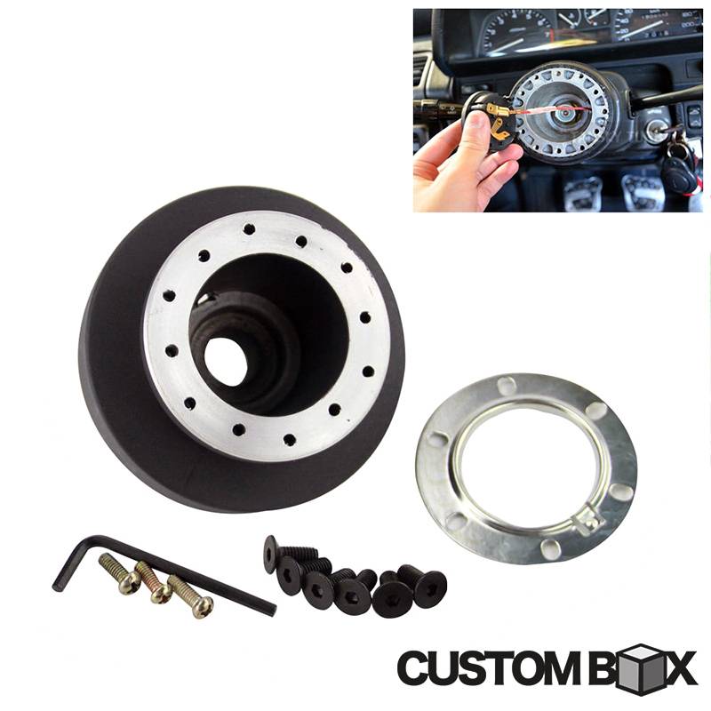 DND　ショート　ステアリングボス　BMW　E36　M3　ブラック　ハンドルボス DND Performance Interior ショート ステアリングボス タングステン