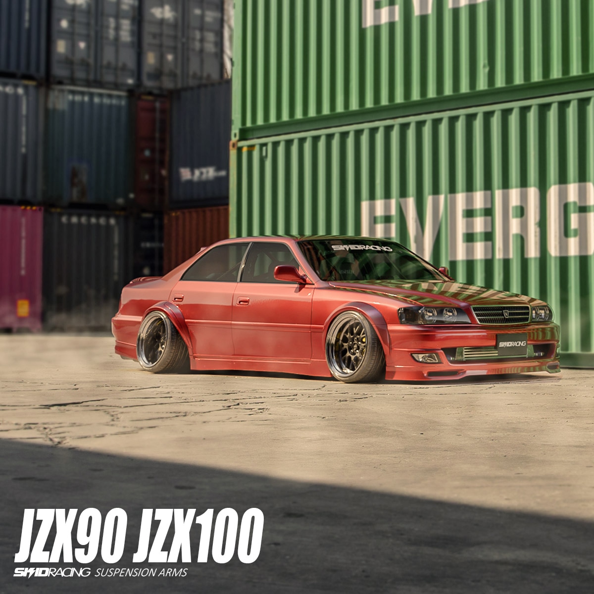 車検OK JZX100 強化 タイロッド 調整式 切れ角アップ フロント JZX90