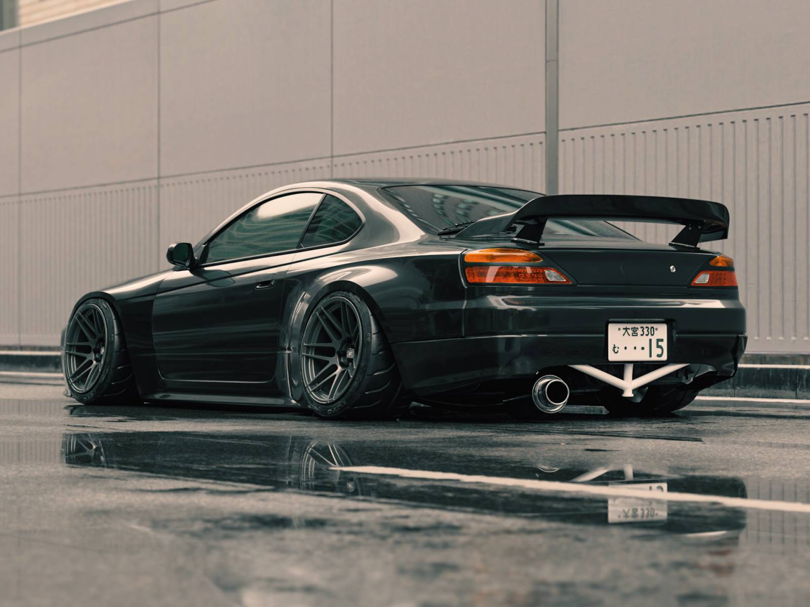 S14 S15 車高調 1台分 減衰32段調整 ピロアッパーマウント 補強