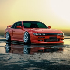 180SX S13 フロント ワイドフェンダー