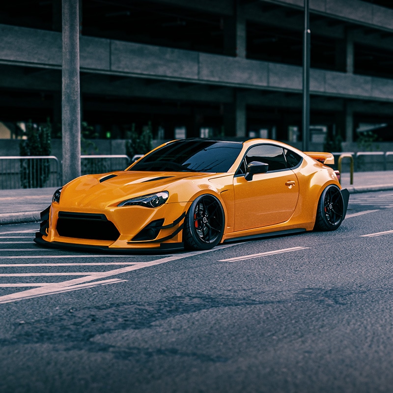86 BRZ スムージングダックテール