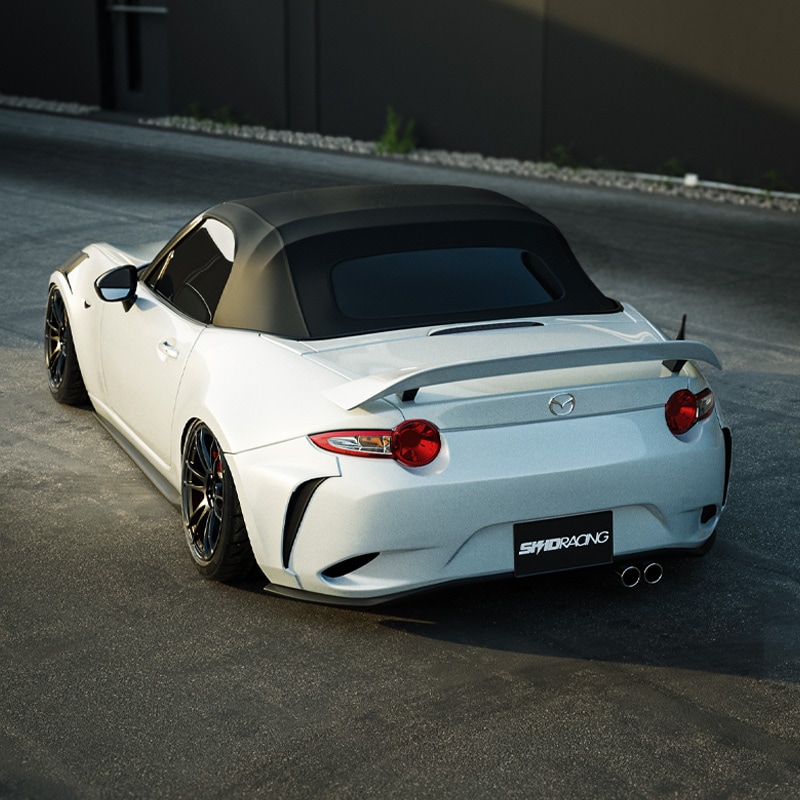 ND ロードスター RF リア スポイラー ウィング ダックテール スキッド