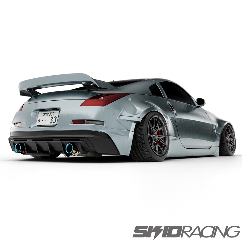 z33 フェアレディZ リアバンパー ハーフ スキッドレーシング