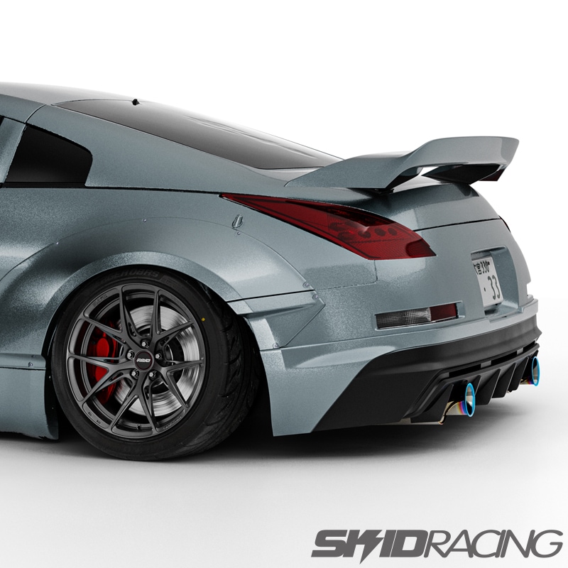 z33 フェアレディZ リアバンパー ハーフ スキッドレーシング