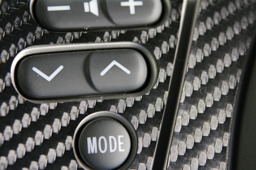 FJクルーザー用 マジカルアートレザーステアリングスイッチパネル