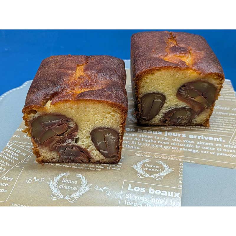 大粒和栗のパウンドケーキ