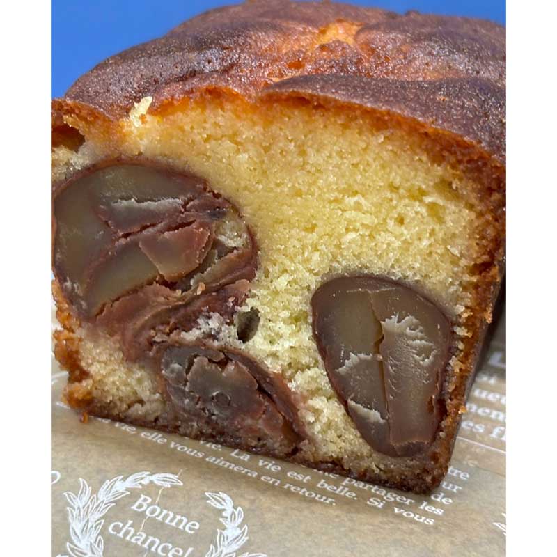 大粒和栗のパウンドケーキ