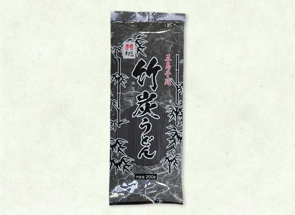 竹炭うどん | 単品うどん・そうめん | 五島うどん ますだ製麺