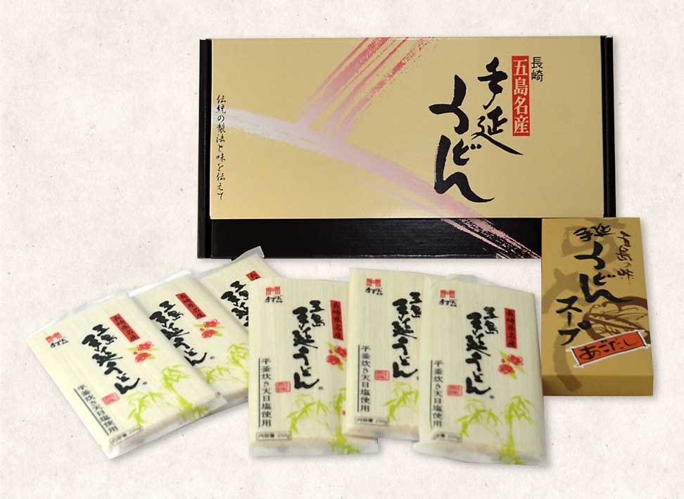 五島手延うどん・スープセット | うどん・そうめんセット商品 | 五島