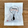 ”THANKS”【プチギフト】「一筆かりんとう」25g 塩みつブラウン Nobile 