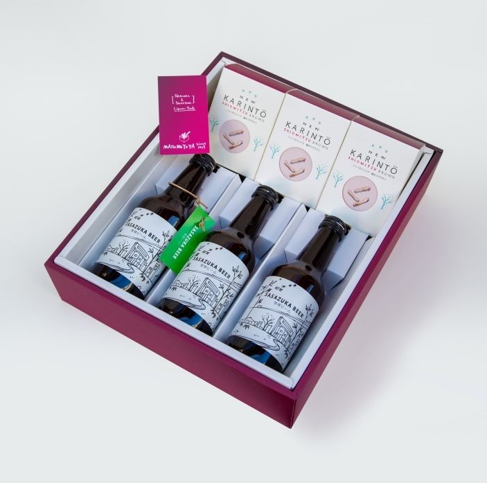 ギフト】 笹塚ビール&カリントウ”L