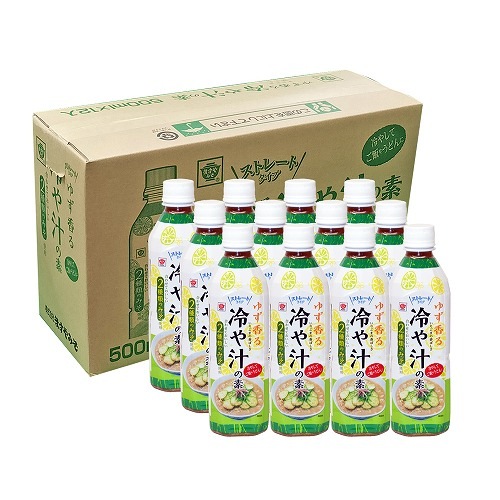 【6月~8月限定 / 送料無料】ゆず香るストレート冷や汁の素 1ケース(500ml×12本)