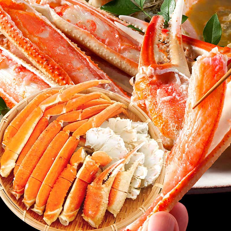 特殊カット済み茹で本ずわい蟹 600g(総重量800g)