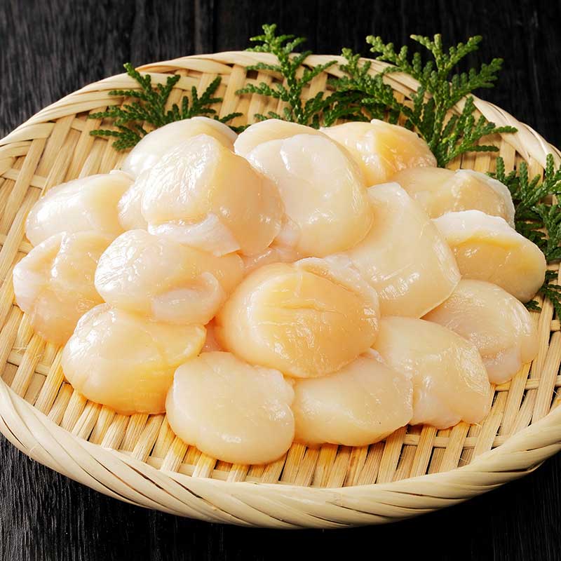 【北海道産/お刺身用】訳あり 生ほたて貝柱 1kg(割れ/かけ/大小バラつき有)