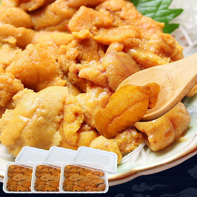 無添加 生うに 300g(100g×3パック) ミョウバン不使用！