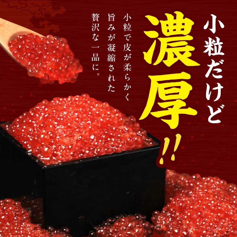 紅鮭いくら醤油漬け 500g 小粒だけど旨み濃厚！