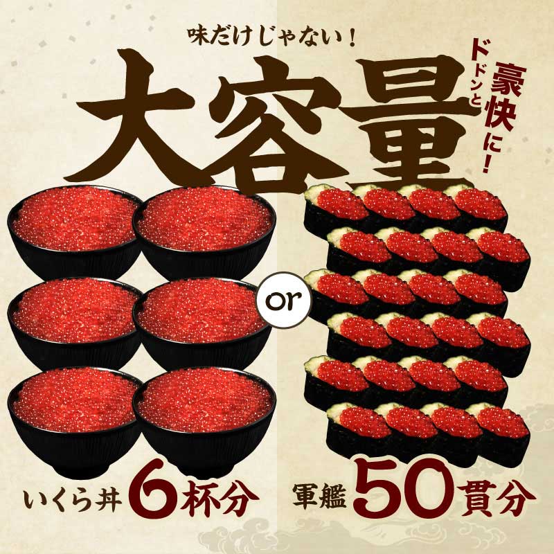 紅鮭いくら醤油漬け 500g 小粒だけど旨み濃厚！