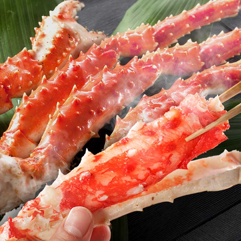 プレゼントあり　特大タラバ蟹足 900g(総重量1kg前後)