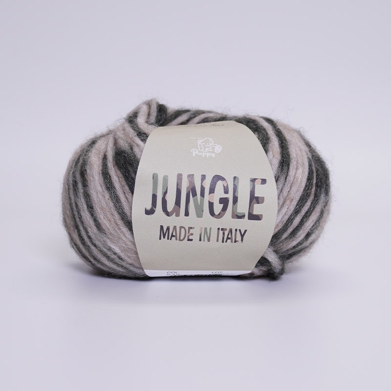 SALE】ジャングル 毛糸 ウール アルパカ Puppy パピー 極太 イタリー