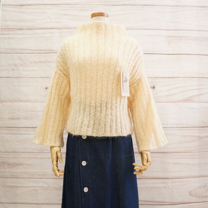 Puppy ユリカモヘアケーブル編みニットセーター