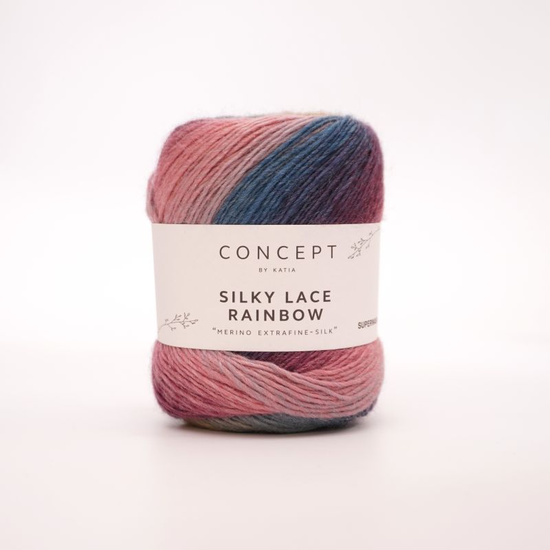 <Katia>SILKY LACE RAINBOW(���륭���졼���쥤��ܡ�) ��ʥ����� ���륯 �������ȥ�ե����� �����ѡ������å������ Katia ���ƥ��� ������ Puppy 