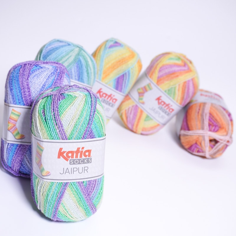 JAIPUR SOCKS(���㥤�֥륽�å���) �ӻ� ���åȥ� ������ �ݥꥨ���ƥ� �ʥ����� �����ѡ������å��� Katia ���ƥ��� �ѥԡ������� Puppy