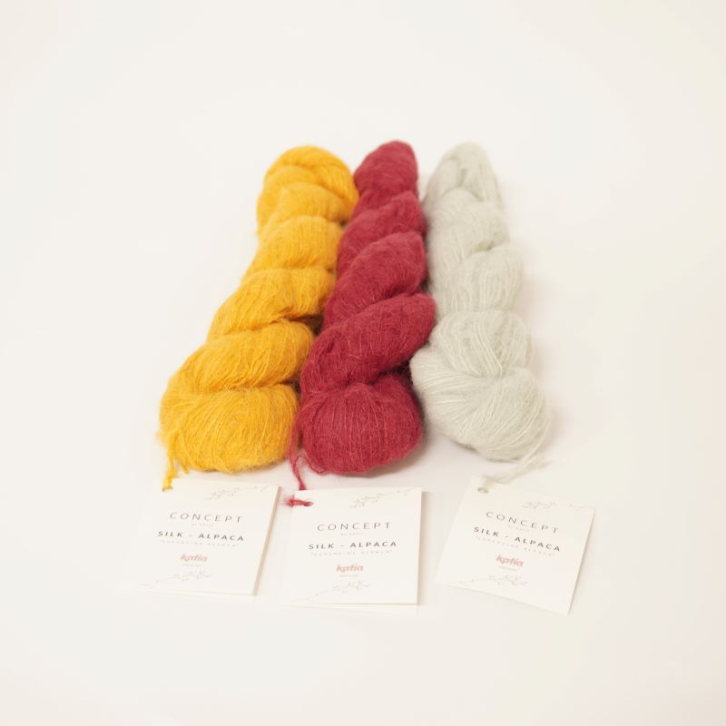 <Katia>SILK-ALPACA NATURAL COLOR�ʥ��륯����ѥ��ʥ����륫�顼��SILK-ALPACA�ʥ��륯����ѥ��� �����ѡ��ե����󥢥�ѥ� ���륯 ���� Katia ���ƥ��� �ѥԡ������� Puppy