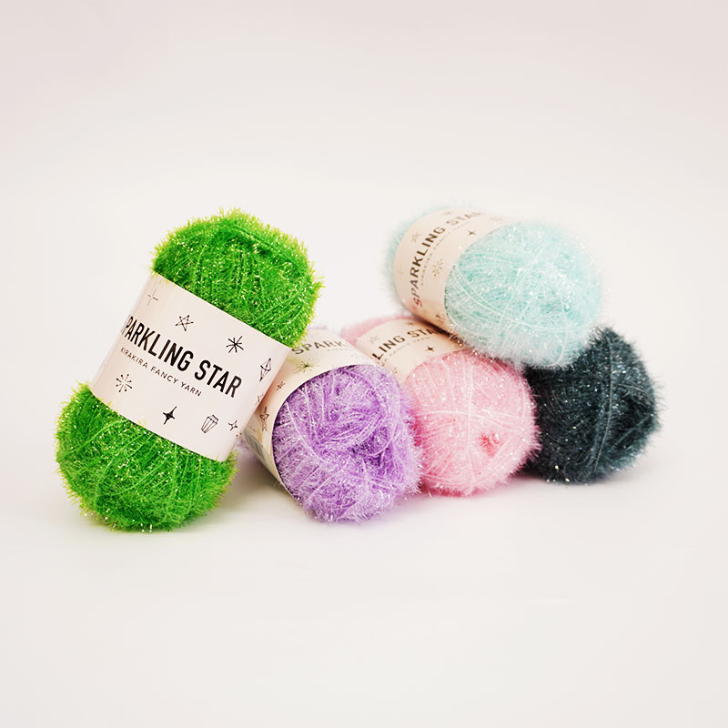 ��SALE�ۥ��ѡ�����󥰥����� SPARKLING STAR �ղ��ӻ� �ݥꥨ���ƥ�100�� �������ӻ� SKI YARN ��ע