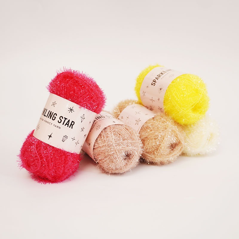��SALE�ۥ��ѡ�����󥰥����� SPARKLING STAR �ղ��ӻ� �ݥꥨ���ƥ�100�� �������ӻ� SKI YARN ��ע