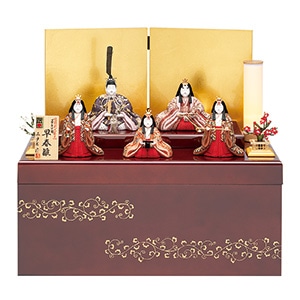 ゴブラン織 早春雛官女付