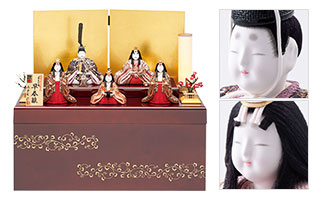 ゴブラン織 早春雛官女付