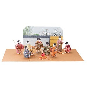 人形キット 焚火のもてなし（8体組）