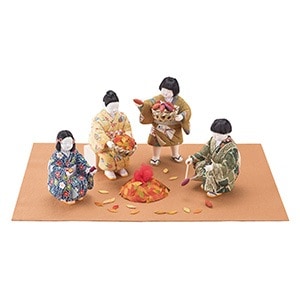 人形キット 焚火のもてなし（焼き芋4体組）