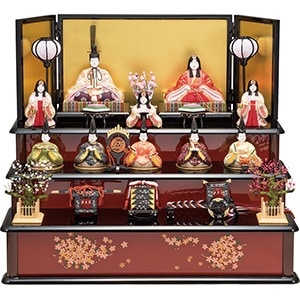 人形キット 桜園雛（10人飾り）